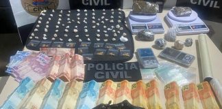 Polícia Militar prende homem com drogas, revólver e munições em Várzea Grande