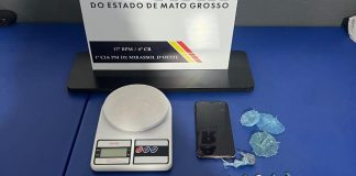 Polícia Militar prende homem por tráfico de drogas em Mirassol d’Oeste