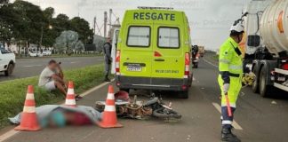 Trabalhador morre em colisão ao tentar atravessar a BR-163 em Nova Mutum