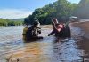 Corpo de Bombeiros resgata corpos de pai e filho após naufrágio no rio Itiquira