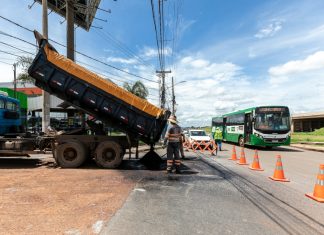 Prefeitura de Cuiabá Ampliará Serviços de Tapa-Buraco no Distrito Industrial e Vários Bairros da Capital