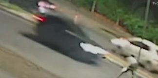 Imagens capturam o instante em que um jovem é atingido por um veículo e morre em Cuiabá