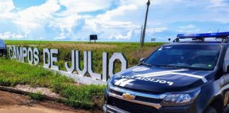 Operação em Campos de Júlio resulta na prisão de dois jovens por tráfico de drogas e posse de munições