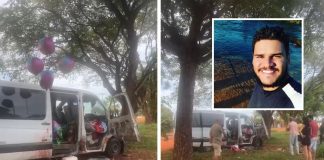 Vendedor de balões morre após explosão de cilindro de gás hélio em evento religioso