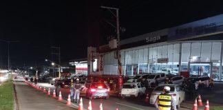 Operação Lei Seca termina com 10 motoristas presos por embriaguez em Várzea Grande