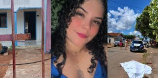 Uma jovem é morta a facadas na presença dos filhos; confira o vídeo do crime