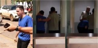 Um vídeo exibe a chegada de médico à delegacia, seguido de momentos de choro; confira