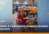 Garoto é visto destruindo supermercado no Rio de Janeiro; confira