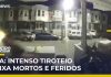 Um intenso confronto armado no centro da cidade resulta em três fatalidades e dez pessoas feridas nos Estados Unidos