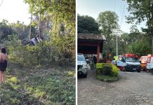 Ônibus capota na Serra de São Vicente, resultando em pelo menos 2 mortes e muitos feridos; confira os vídeos