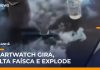 Flagra: Relógio da Apple estoura e enche uma residência com fumaça; confira