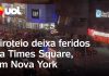 Tiroteio em Times Square: Imagem revela instante dos tiros em Nova York