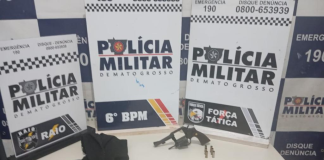 Polícia Militar prende homem e apreende adolescente faccionados suspeitos de homicídio em Cáceres