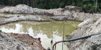 Batalhão Ambiental fecha garimpo ilegal e apreende maquinários em Colniza