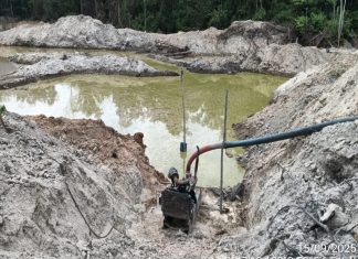 Batalhão Ambiental fecha garimpo ilegal e apreende maquinários em Colniza