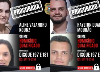 Polícia divulga cartazes de procurados por assassinato de personal trainer em Várzea Grande
