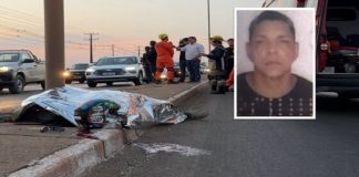 Homem de 34 anos morre após bater motocicleta em poste na MT-449
