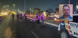 Pedestre morre após ser atropelado por quatro veículos na Av. Fernando Corrêa, em Cuiabá