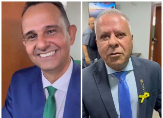 Vereadores Chico 2000 e Sargento Joelson reassumem mandatos na Câmara de Cuiabá Foto: Reprodução