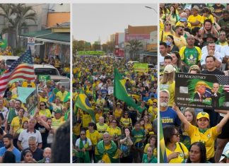 7 de Setembro: bolsonaristas ocupam Praça do Choppão em Cuiabá com atos pró-anistia