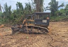 Batalhão Ambiental da PM intercepta área de desmatamento e apreende trator em cidade de MT