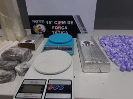 Polícia Militar conduz quatro suspeitos por tráfico de drogas em Várzea Grande