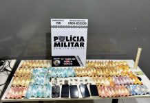 Força Tática prende dois homens por tráfico de drogas, apreende supermaconha e R$ 4,5 mil em dinheiro