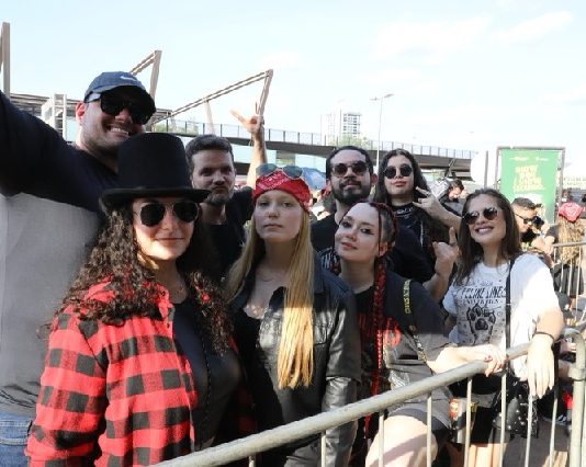 Show de Guns N’ Hoses faz história em Cuiabá e traz multidão de todo Brasil