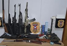 Polícia Civil apreende arsenal durante cumprimento de buscas em Itanhangá