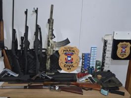 Polícia Civil apreende arsenal durante cumprimento de buscas em Itanhangá