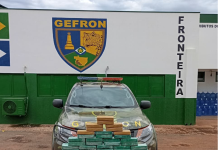 Gefron apreende 48 tabletes de cocaína e causa prejuízo de R$ 864 mil às facções criminosas