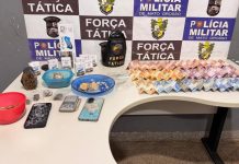 Força Tática prende suspeitos por tráfico de drogas e diversas passagens criminais