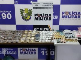 PM prende dupla de faccionados por tráfico e apreende porções de super maconha e cocaína