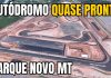Autódromo Internacional de Mato Grosso | Reta final de Obra