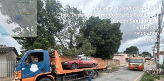 Prefeitura de Cuiabá recolhe Veículos abandonados em ação da Semob