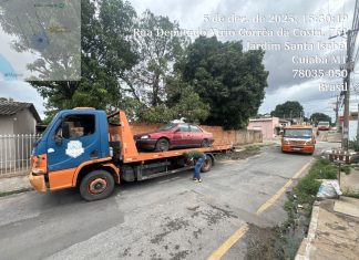 Prefeitura de Cuiabá recolhe Veículos abandonados em ação da Semob