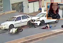 Mulher de 58 anos morre atropelada por carro em avenida de Várzea Grande; VEJA O VÍDEO
