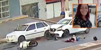 Mulher de 58 anos morre atropelada por carro em avenida de Várzea Grande; VEJA O VÍDEO