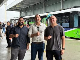 Novo modelo de transporte sugerido para a capital: Prefeito de Cuiabá participa da inauguração do BUD no Paraná