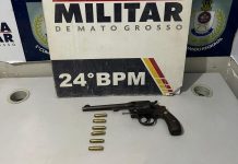 Quatro faccionados são presos por porte ilegal de arma de fogo e ameaça em Cuiabá