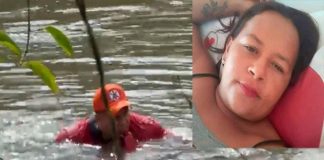 Bombeiros intensificam buscas por mulher desaparecida no rio Lira, em Sorriso