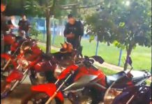 Polícia Militar frustra rolezinho em Rondonópolis e apreende 30 motocicletas irregulares