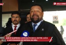 úri é suspenso após bate-boca entre juíza e advogados de defesa do réu