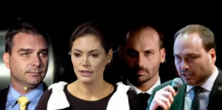 Michelle se manifesta sobre embate com filhos de Bolsonaro