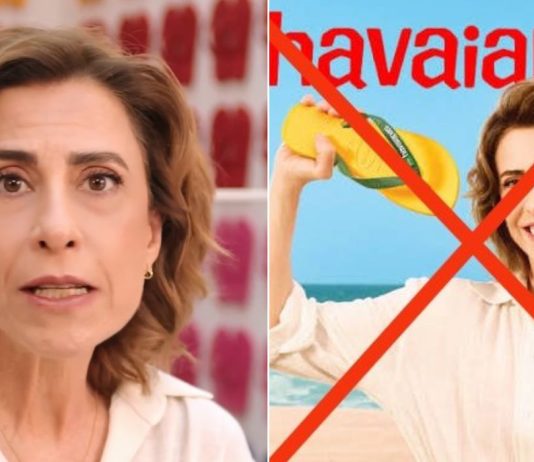 Direita no Brasil boicota Havaianas após comercial com Fernanda Torres