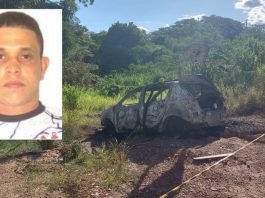 Homem é encontrado morto e carbonizado dentro de carro em Cuiabá um dia após aniversário