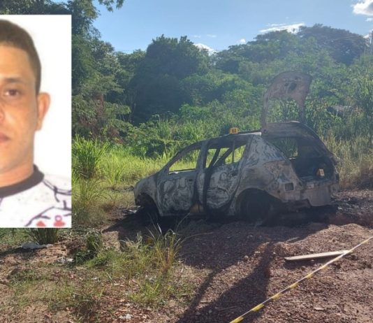 Homem é encontrado morto e carbonizado dentro de carro em Cuiabá um dia após aniversário