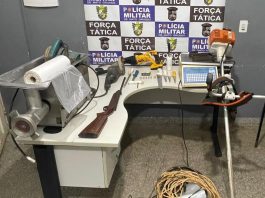 Força Tática localiza e fecha abate clandestino após denúncia de roubo em Rondonópolis