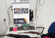PM desarticula quadrilha por roubo, recupera veículo e apreende armas de fogo