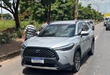 Vigia Mais MT auxilia PM e Ciopaer a prender suspeito de roubar Corolla em Cuiabá